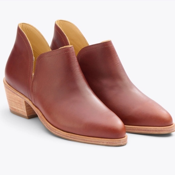 Nisolo Classic Leather Ankle Bootie Brandy Size 9.5 - Picture 1 of 10